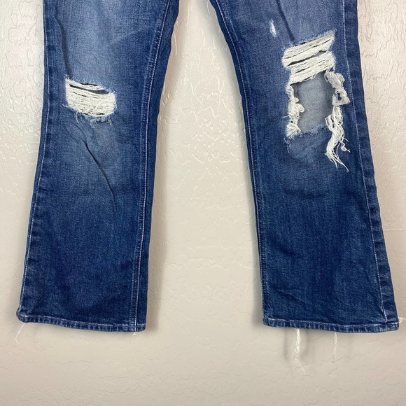 Mother Superior The Tripper Jeans in Your Treat or Mine Wash Denim Jeans Size 26 - Picture 9 of 16